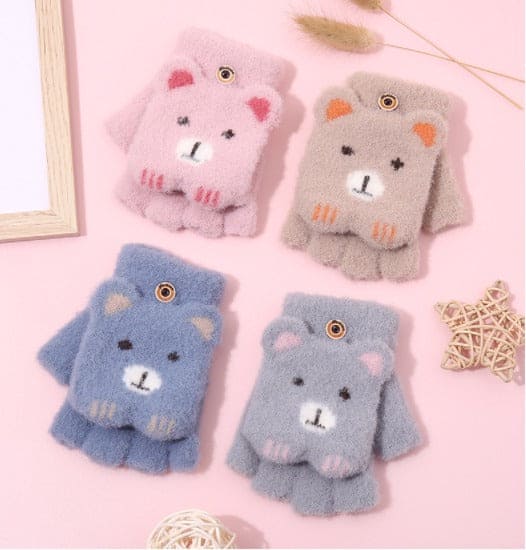 Warm Baby Gloves, Winter Mittens Gloves for Baby Kids Toddler, Unisex Cute Warm Fleece Thick Thermal Gloves for Boys Girls Warm Baby Gloves, Winter Mittens Gloves for Baby Kids Toddler, Unisex Cute Warm Fleece Thick Thermal Gloves for Boys Girls